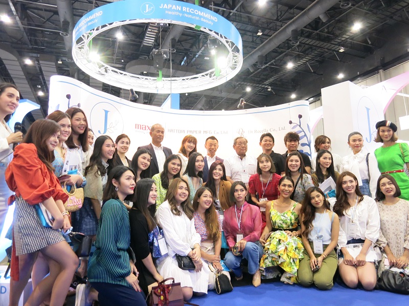 『JAPAN RECOMMEND』 The challenge of exhibiting at a Thai cosmetic exhibition.
